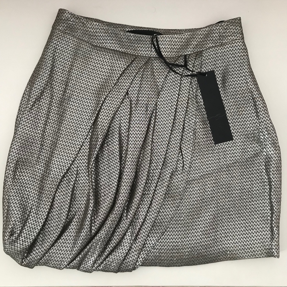 JENNI KAYNE Silk Mini Skirt